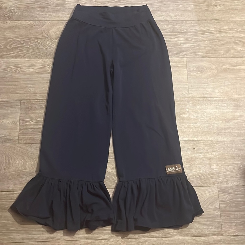 Navy Blue Matilda Jane capri Finn pants